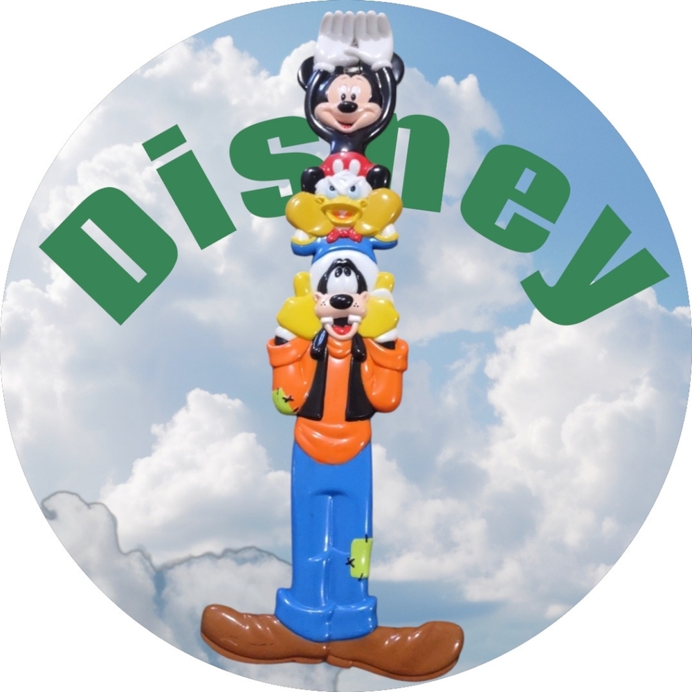Disney World Back Scratcher Mickey Mouse, Donald Duck, Goofy 15 Inch Pre-Owned